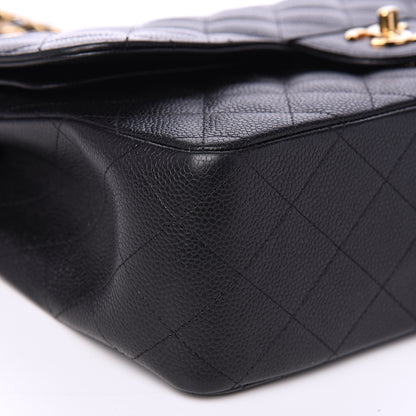 Chanel Caviar Quilted Jumbo Double Flap Black 8 of 13