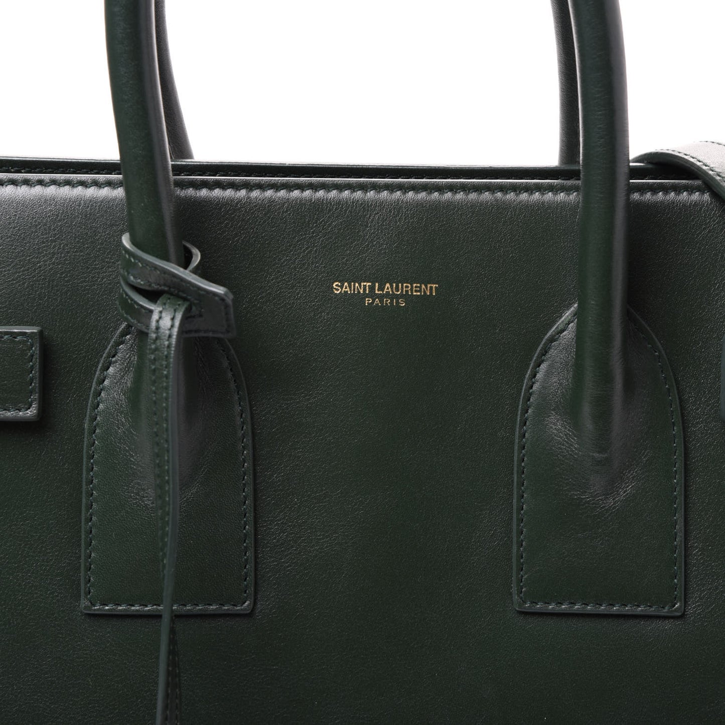Calfskin Small Sac De Jour Dark Green
