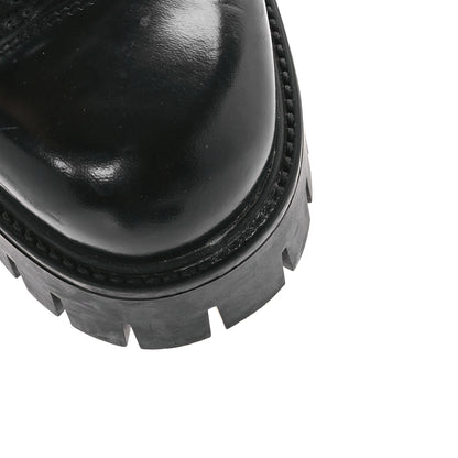 Gucci Cordovan Lux Nappa GG Matelasse Lace Up 60mm Combat Boots 38.5 Black 10 of 10