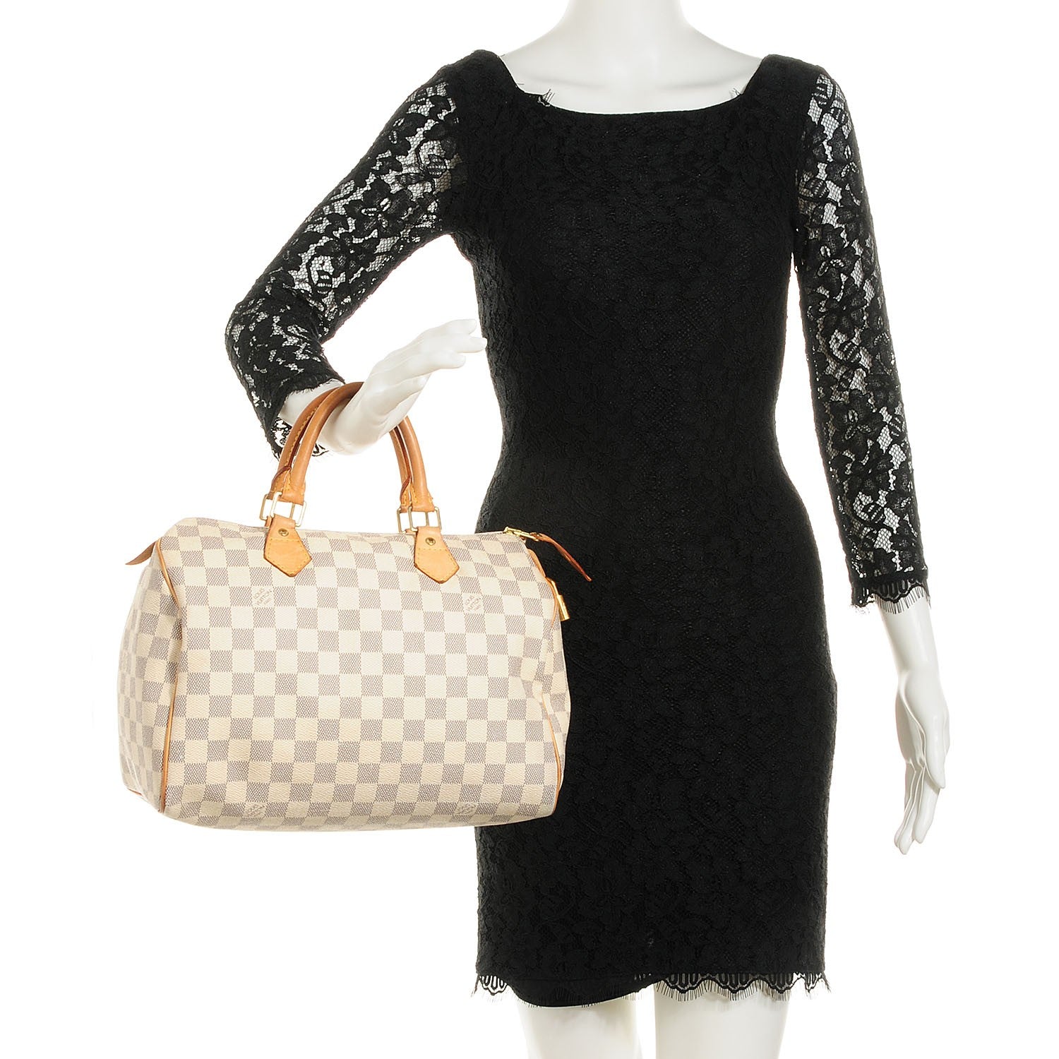 Louis Vuitton Damier Azur Speedy 30 2 of 7