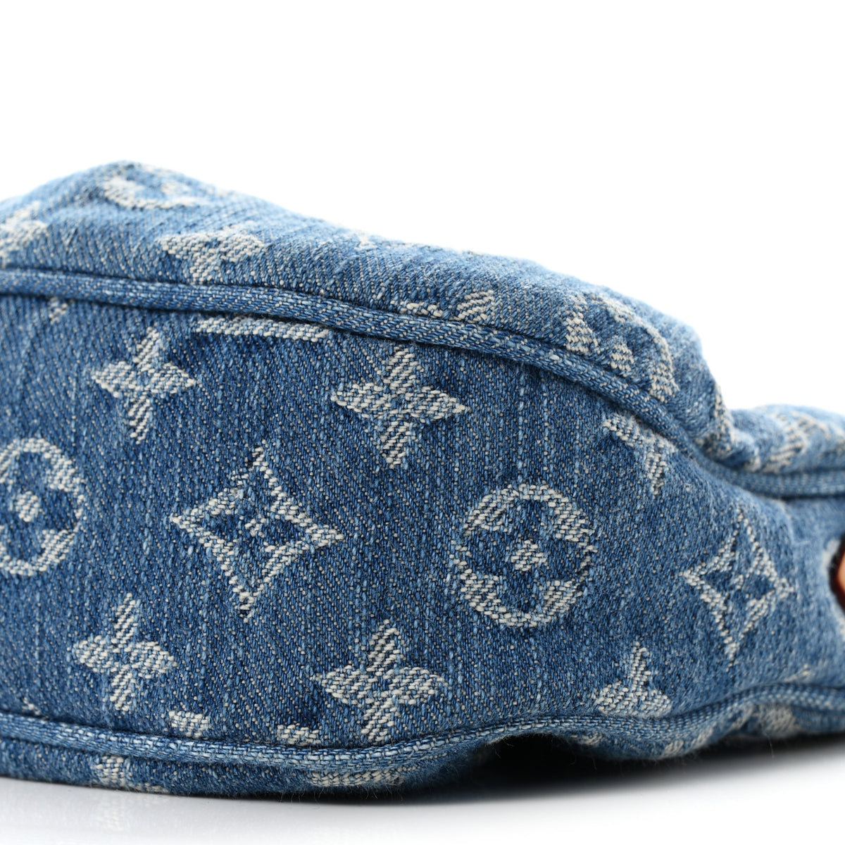Monogram Denim Pochette Valley Blue