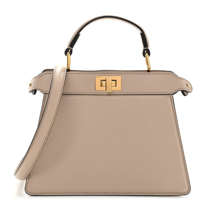 Fendi Shiny Nappa Petite Peekaboo I SEE U Satchel Nuvola 1 of 12