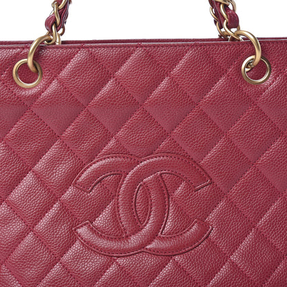 Chanel Caviar Quilted Petit Timeless Tote PTT Dark Pink 9 of 15