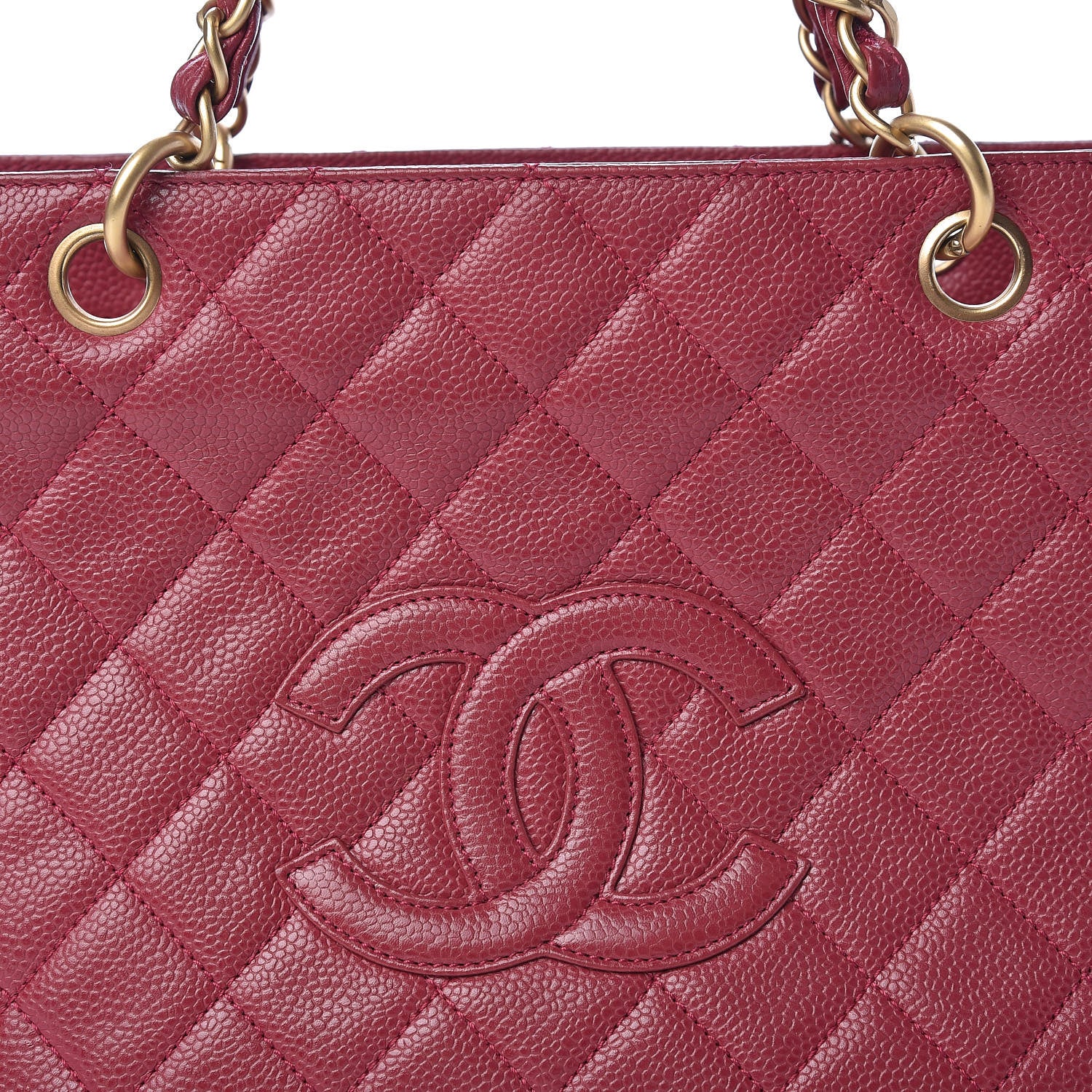 Chanel Caviar Quilted Petit Timeless Tote PTT Dark Pink 9 of 14