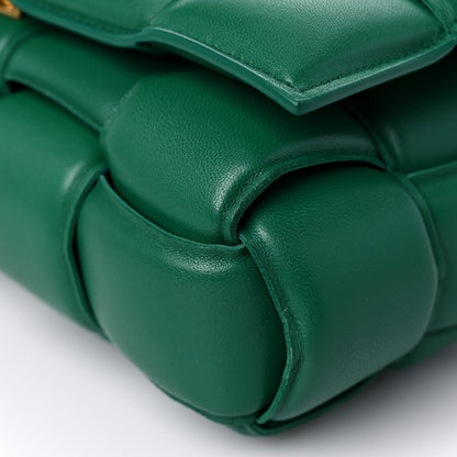 Bottega Veneta Nappa Maxi Intreccio Padded Cassette Crossbody Bag Racing Green 8 of 15