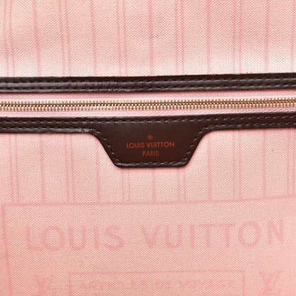 Louis Vuitton Damier Ebene Neo Neverfull MM Rose Ballerine 6 of 18