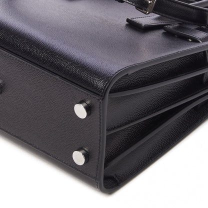 Saint Laurent Grained Calfskin Nano Sac De Jour Black 5 of 9