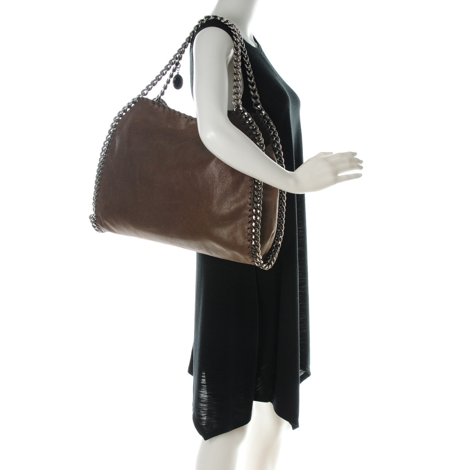 Stella McCartney Shaggy Deer Big Chain Falabella Tote Brown 2 of 6