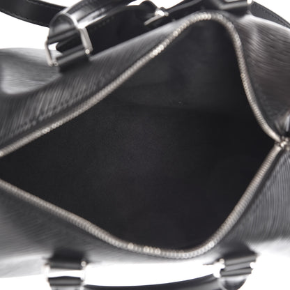 Louis Vuitton Epi Speedy Bandouliere 25 Black 6 of 10