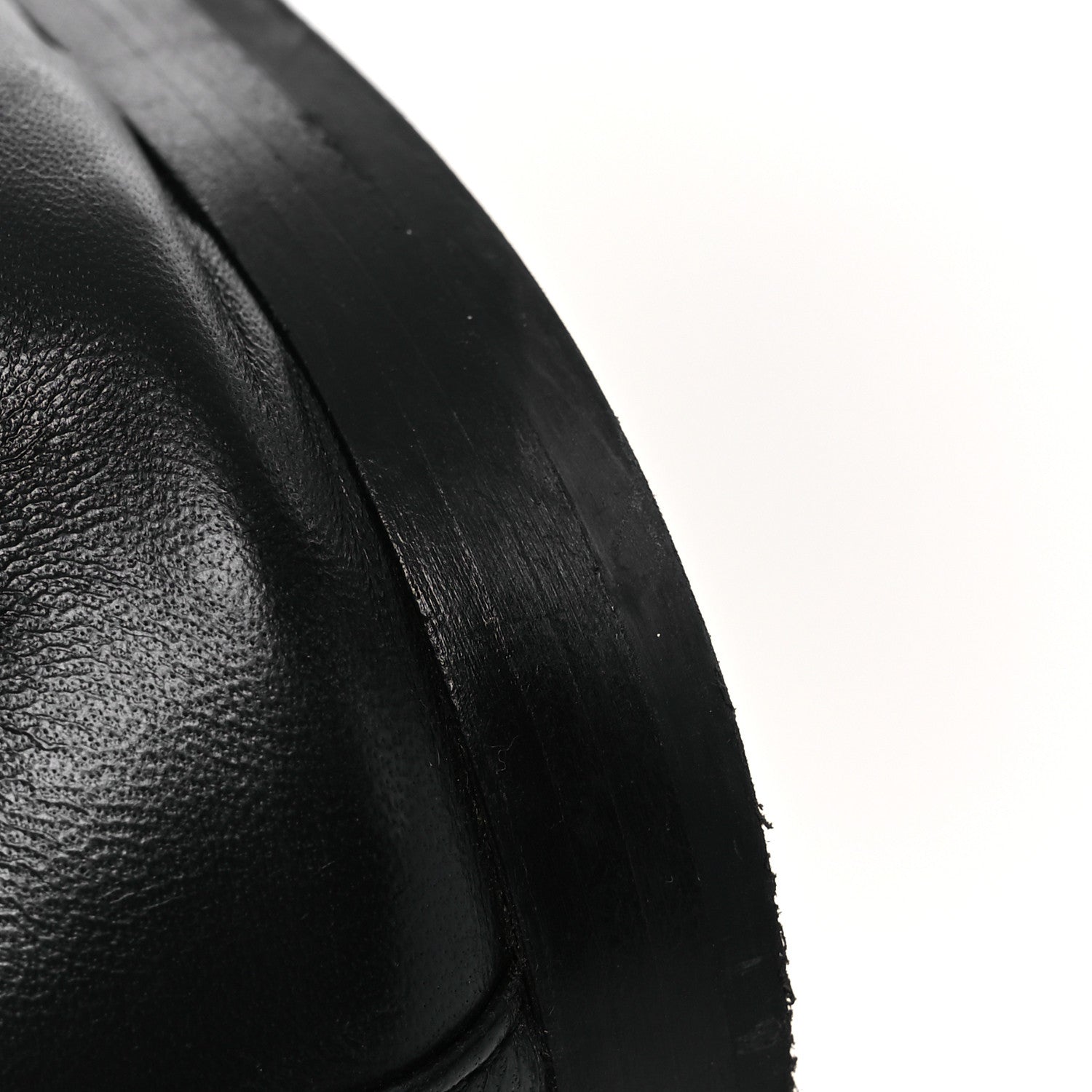Chanel Lambskin Patent Calfskin Cap Toe Ankle Chain Ballerina Flats 37.5 Black 13 of 17