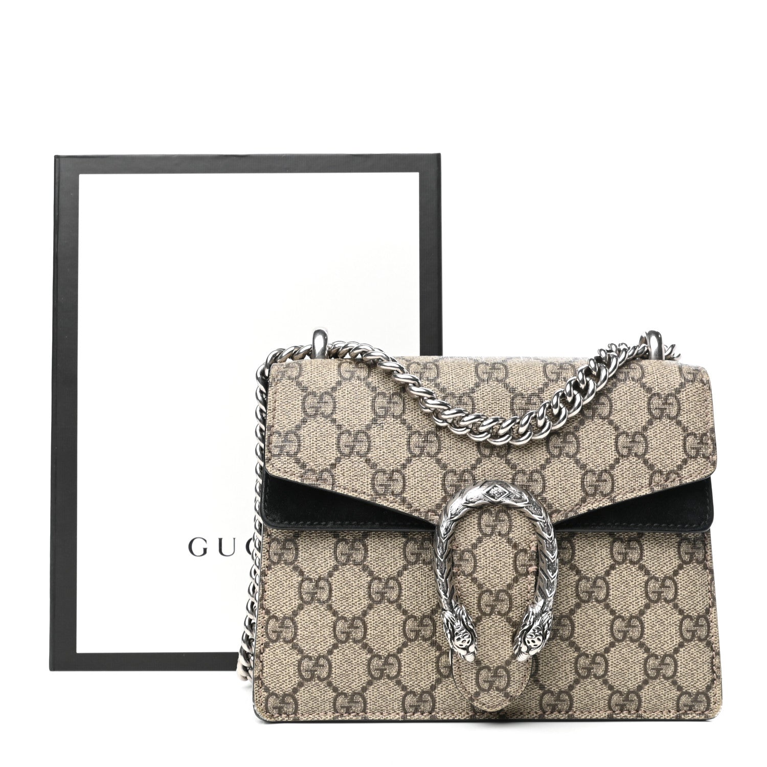 Gucci GG Supreme Monogram Mini Dionysus Shoulder Bag Black 10 of 10
