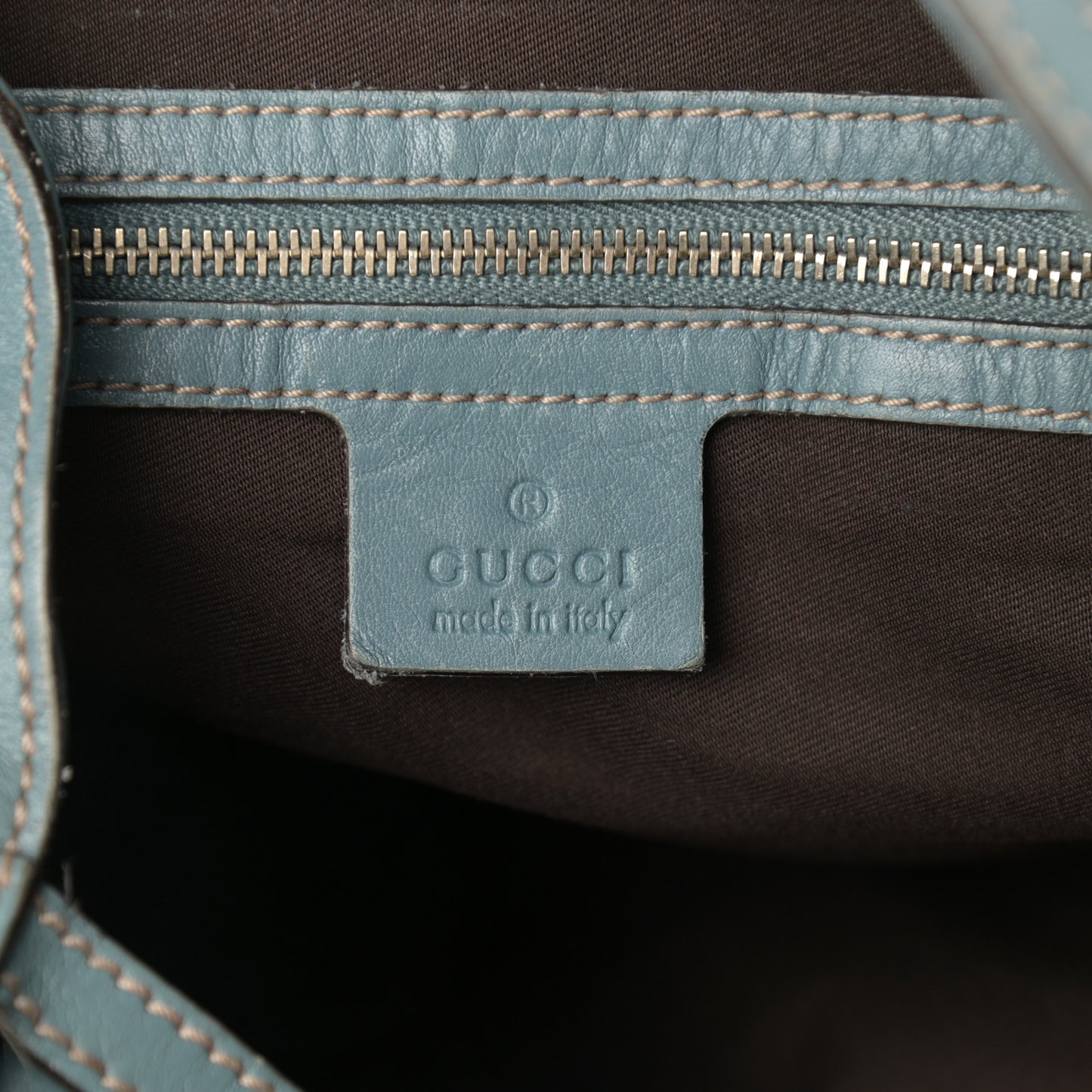 Monogram Large Wave Hobo Blue