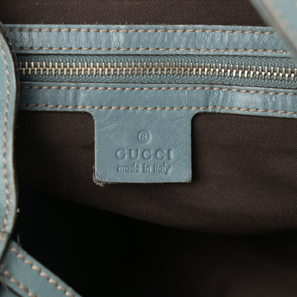 Gucci Monogram Large Wave Hobo Blue 5 of 14