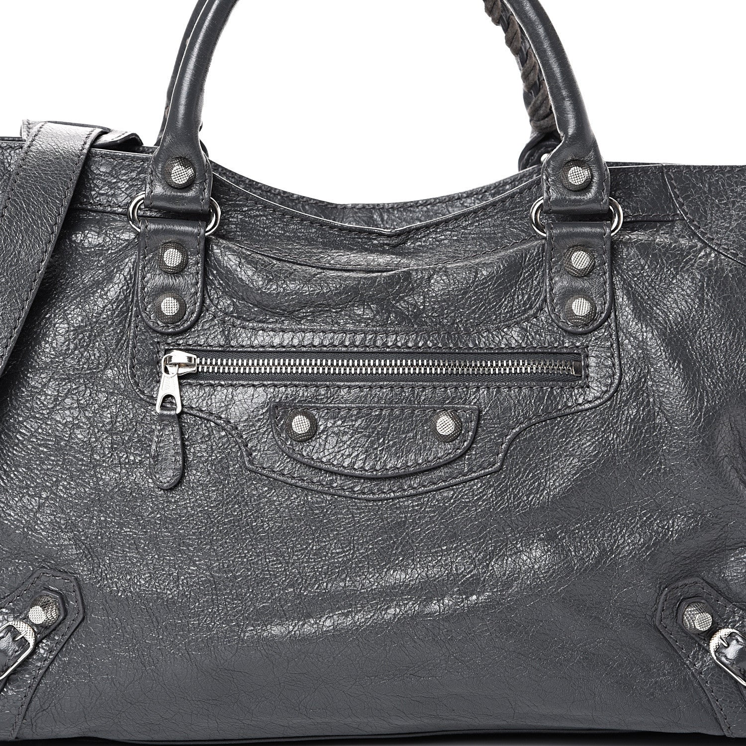Balenciaga Agneau Giant 12 Silver Hardware City Gris Fossile 7 of 10