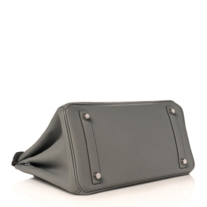 Hermes Togo Birkin 30 Gris Mouette 5 of 38