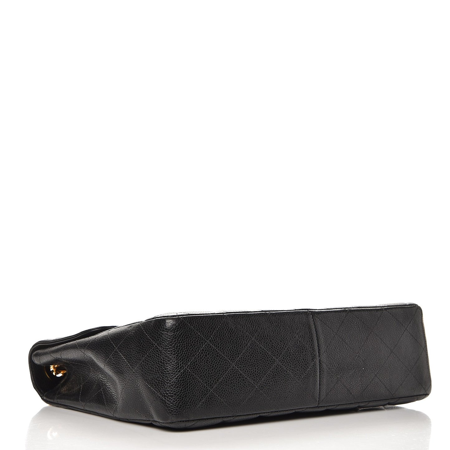 Caviar Quilted Jumbo Single Flap Black