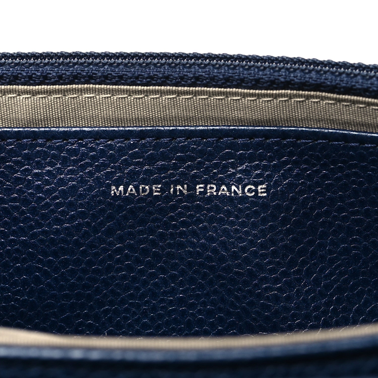 Chanel Caviar Half Moon Wallet On Chain WOC Navy 7 of 11
