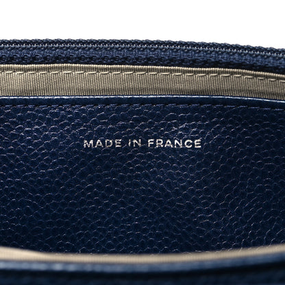 Chanel Caviar Half Moon Wallet On Chain WOC Navy 7 of 11