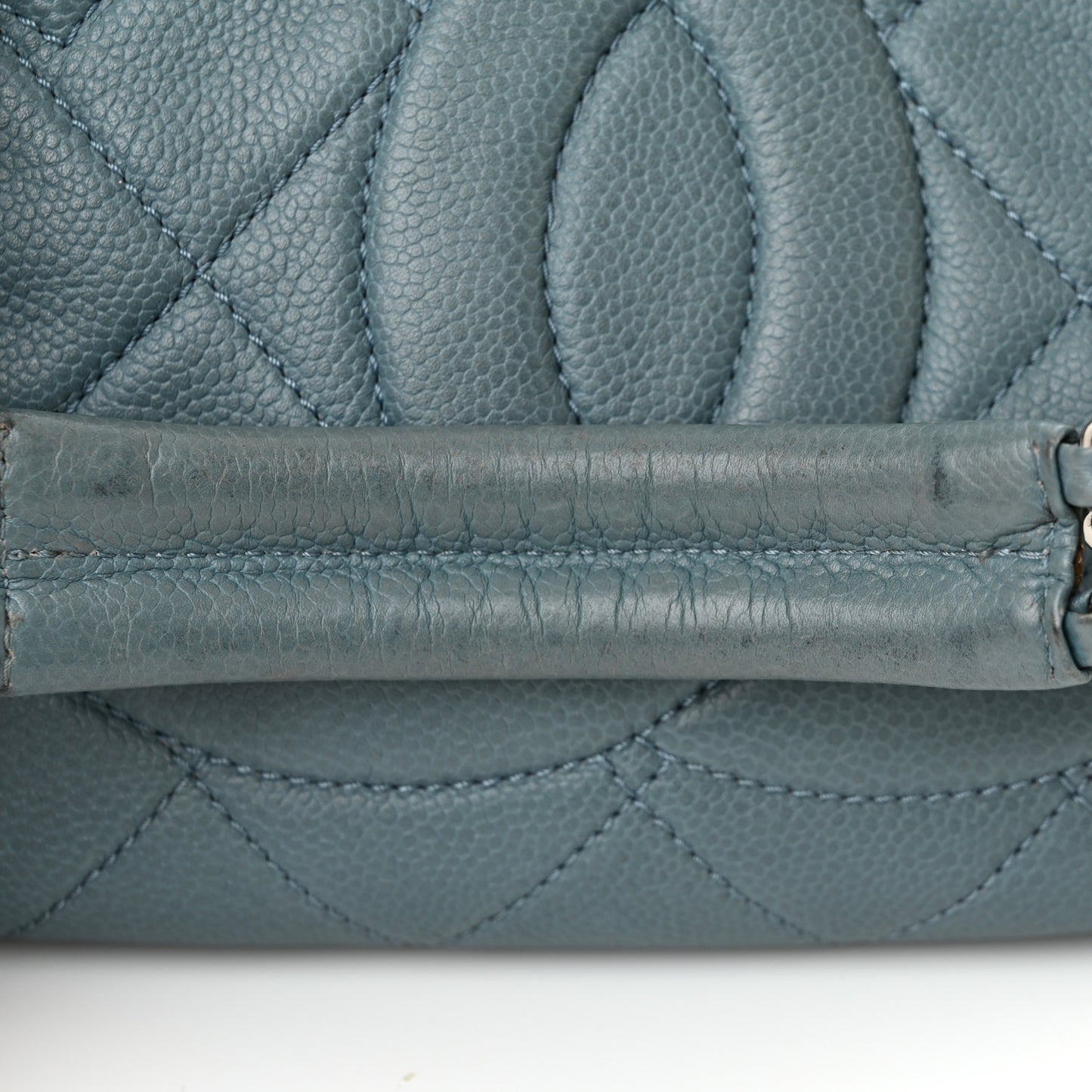 Caviar Quilted Timeless CC Tote Blue