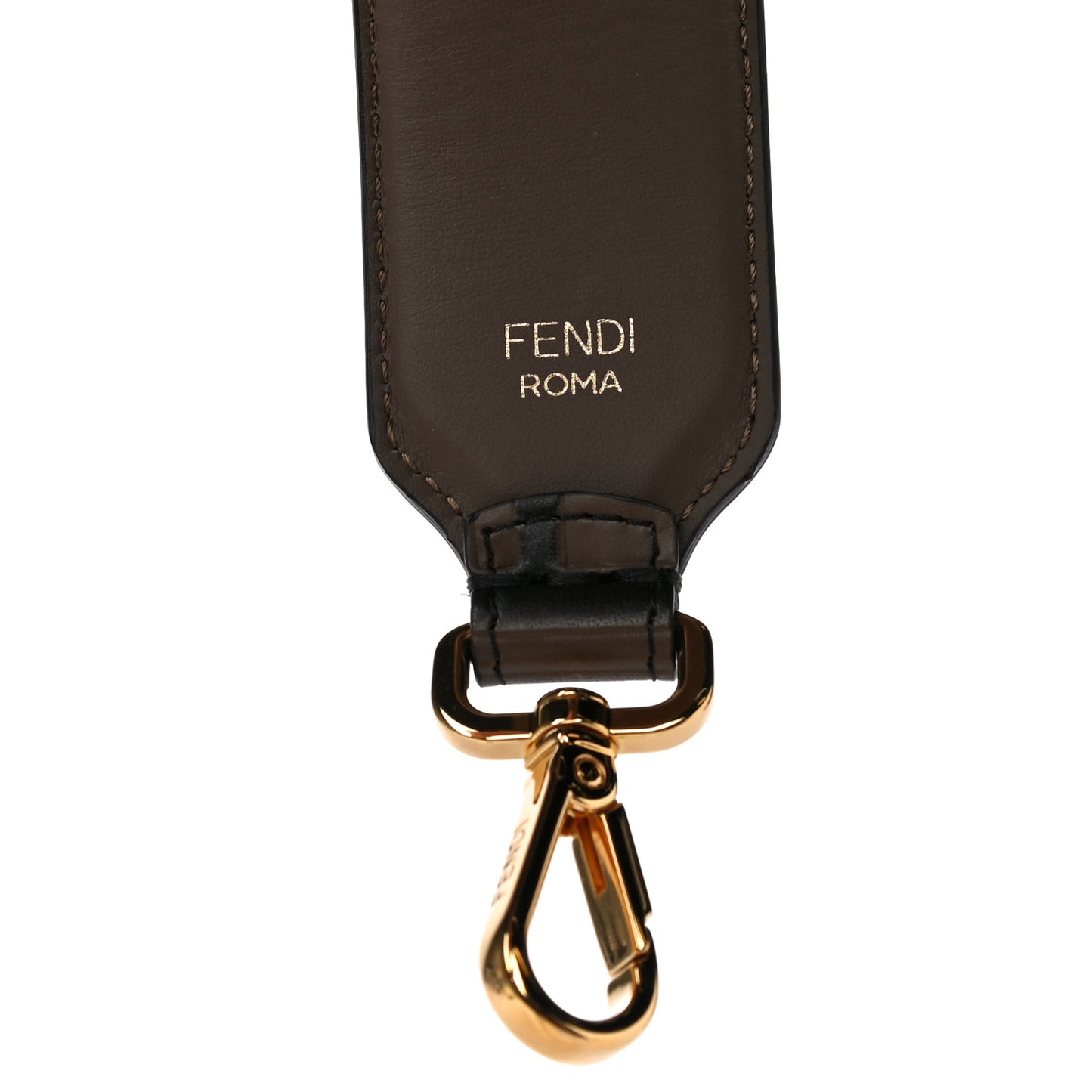 Vitello Century Bi-Color FF 1974 Embossed Strap You Maya Black