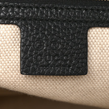 Gucci Pebbled Calfskin Medium Soho Chain Shoulder Bag Black 6 of 11