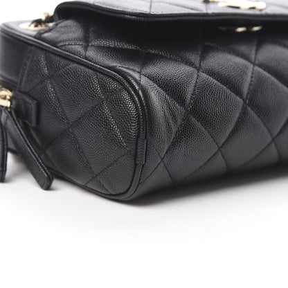 Chanel Caviar Quilted Small In & Out Camera Case Black 9 of 11