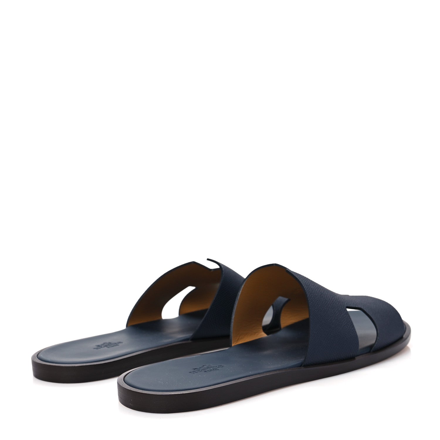 Hermes Epsom Mens Izmir Sandals 45 Marine 4 of 8