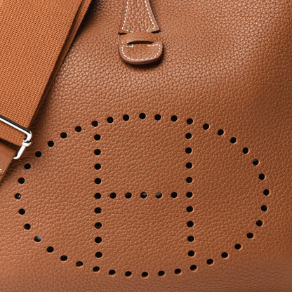 Hermes Taurillon Clemence Evelyne III PM Gold 10 of 10