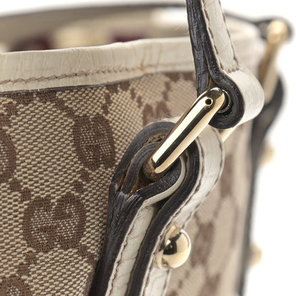 Gucci Monogram Medium Jolicoeur Tote Beige 18 of 18