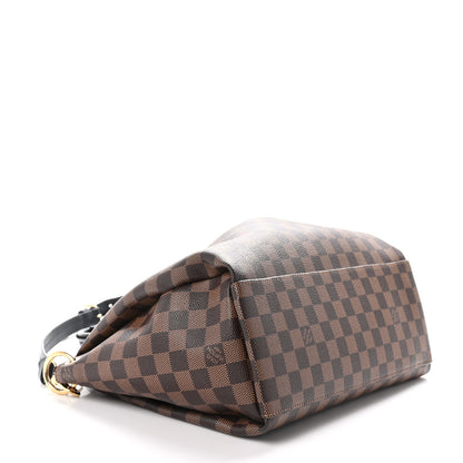 Louis Vuitton Damier Ebene Odeon Tote MM Black 4 of 10