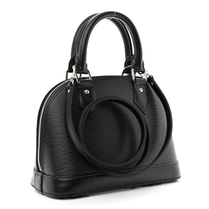 Louis Vuitton Epi Alma BB Black 3 of 12