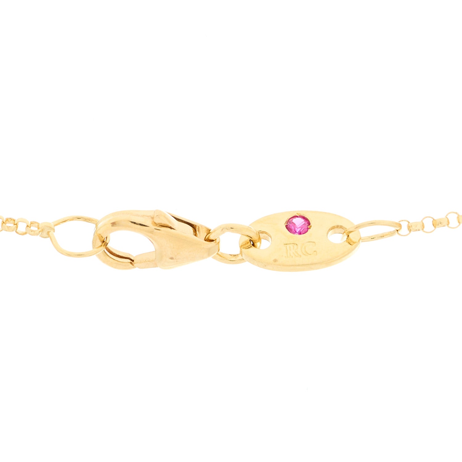Roberto Coin 18K Yellow Gold Diamond Medium Venetian Princess Flower Pendant Necklace 5 of 5