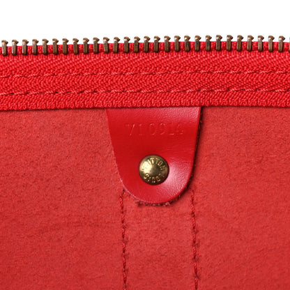 Louis Vuitton Epi Keepall 50 Castillan Red 6 of 13
