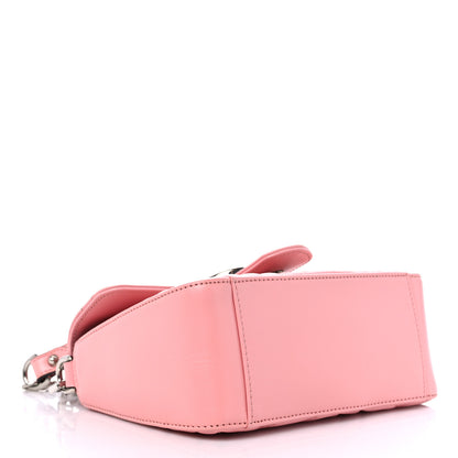 Gucci Calfskin Matelasse Mini GG Marmont Top Handle Shoulder Bag Wild Rose 4 of 10