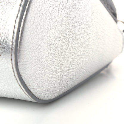 Givenchy Metallic Calfskin Mini Pandora Box Chain Crossbody Bag Silver 7 of 7