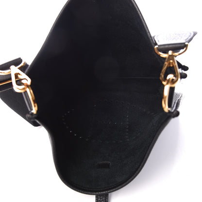 Hermes Taurillon Clemence Evelyne III PM Black 5 of 10