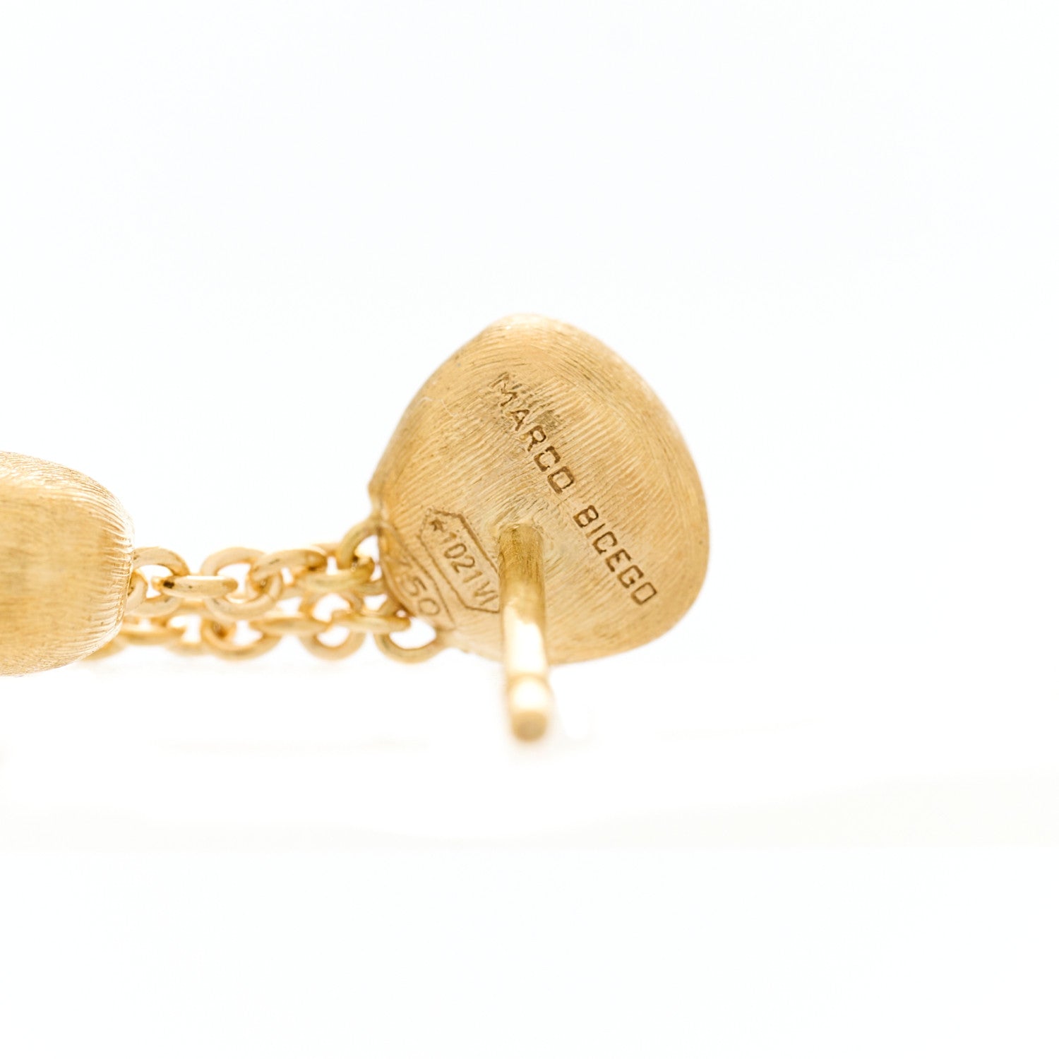 Marco Bicego 18K Yellow Gold Multi Gemstone Paradise Double Drop Earrings 3 of 3