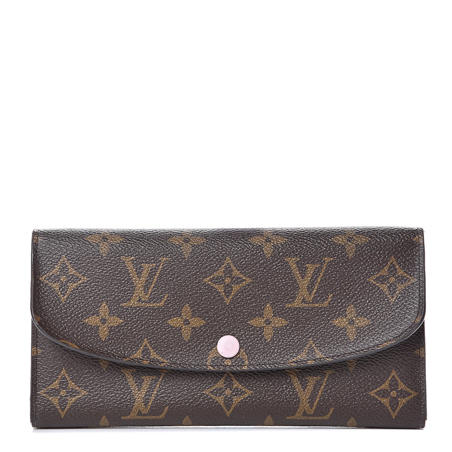 Monogram Emilie Wallet Rose Ballerine