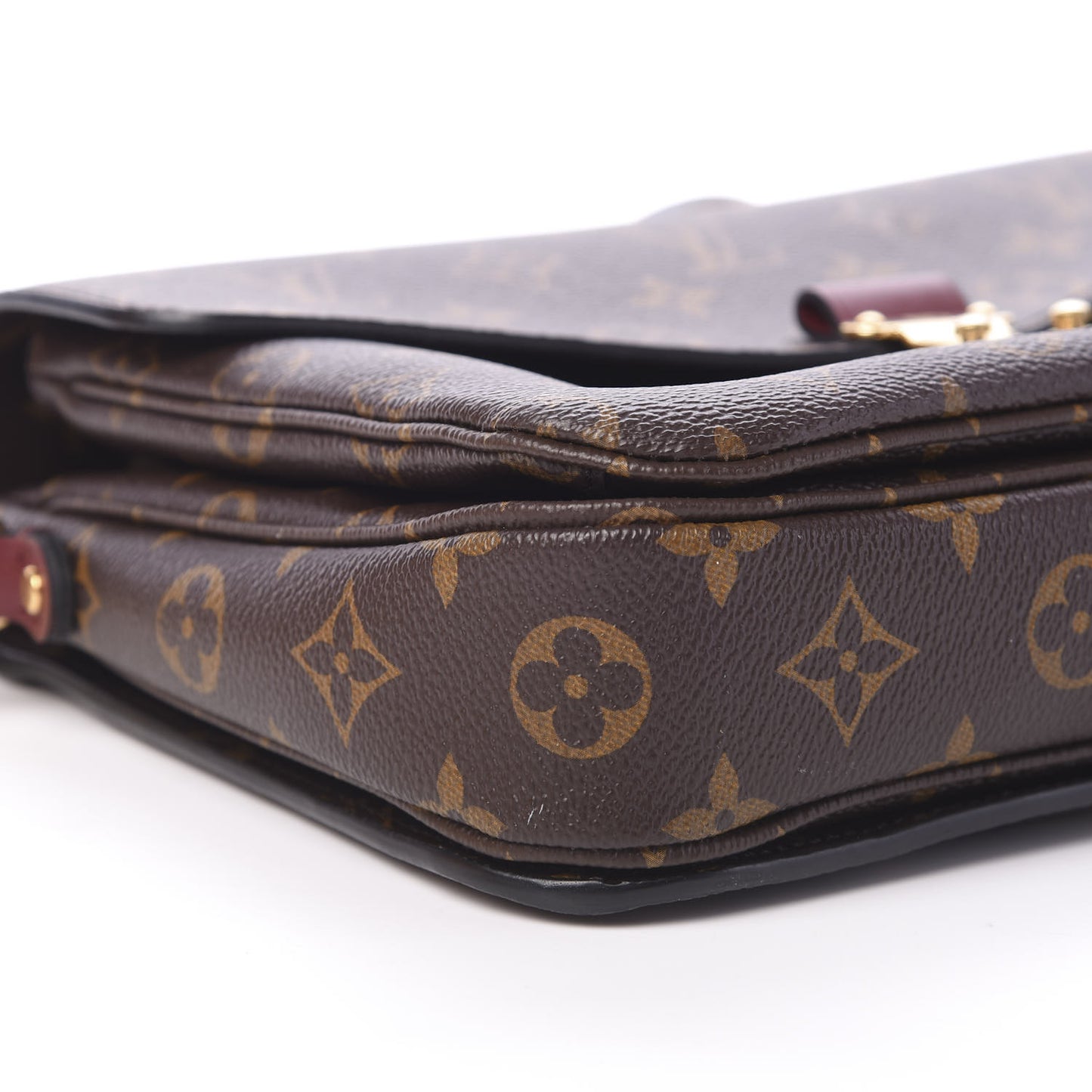 Monogram Braided Pochette Metis Safran