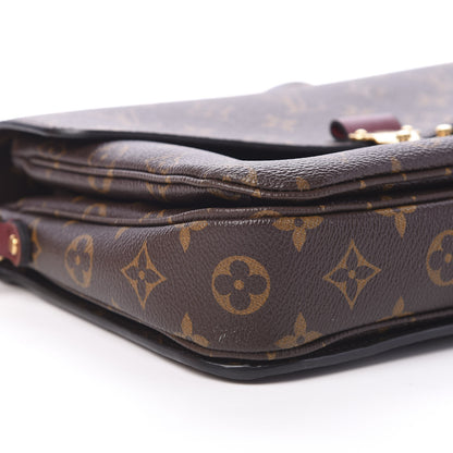Louis Vuitton Monogram Braided Pochette Metis Safran 7 of 10