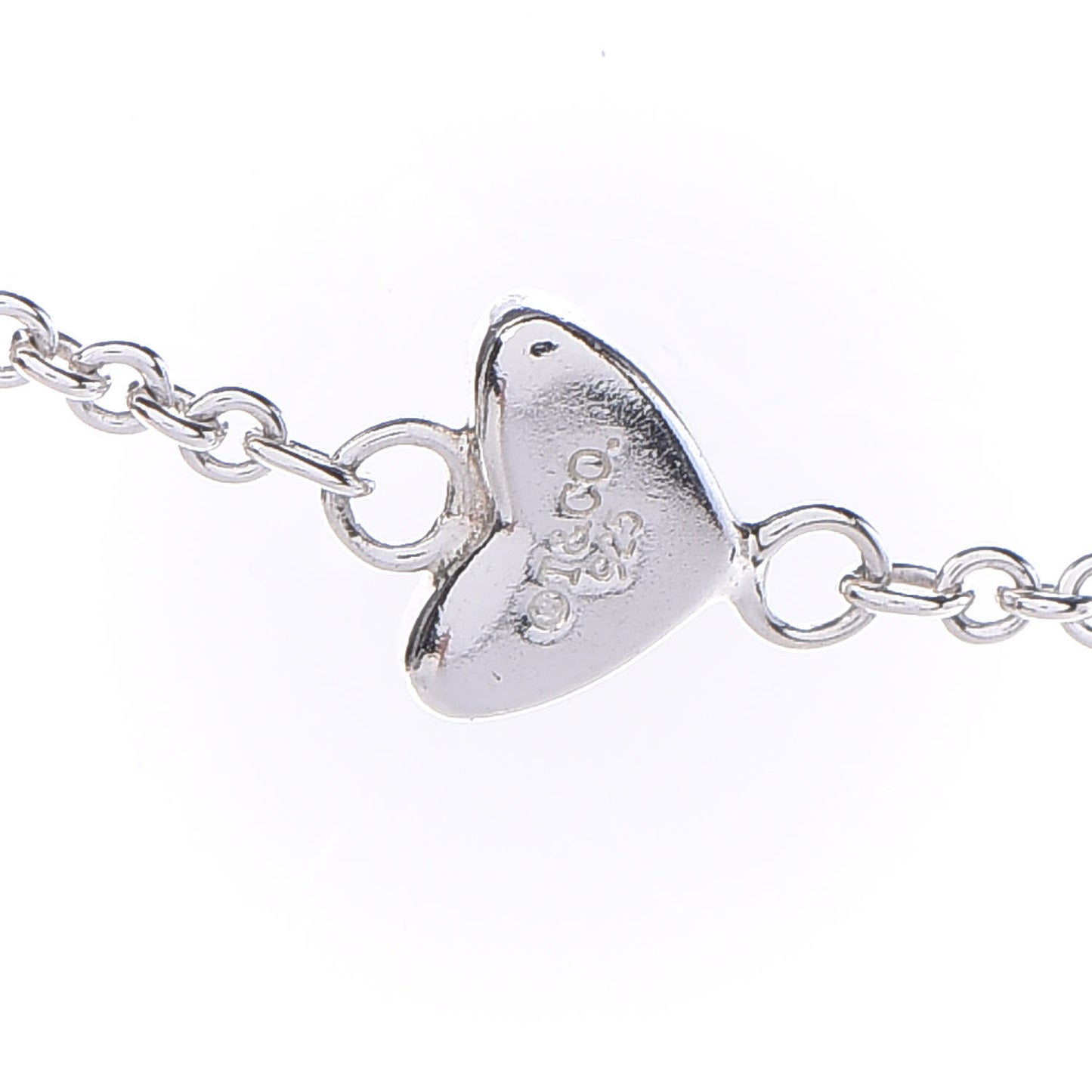 Sterling Silver Heart Lariat Necklace