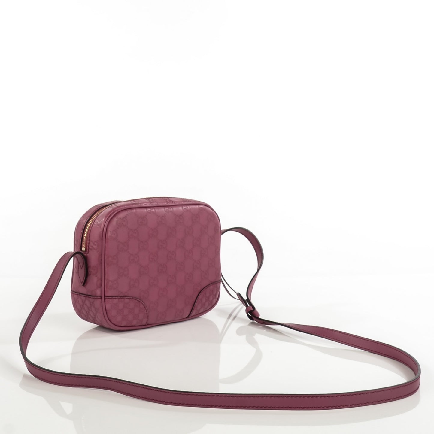 Guccissima Signature Mini Bree Messenger Bag Peonia Flower
