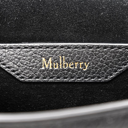 Mulberry Small Classic Grain Calfskin Small Amberley Satchel Black 6 of 14