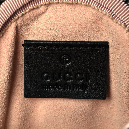 Gucci Calfskin Matelasse GG Marmont Round Mini Bag Black 6 of 11