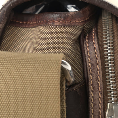 Prada Jacquard Logo Messenger Corda Moro 14 of 19
