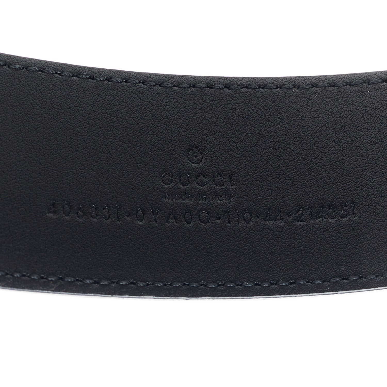 Gucci Plutone Calfskin Double G 40mm Belt 110 44 Black 3 of 7