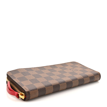 Louis Vuitton Damier Ebene Clemence Wallet Cherry 4 of 8