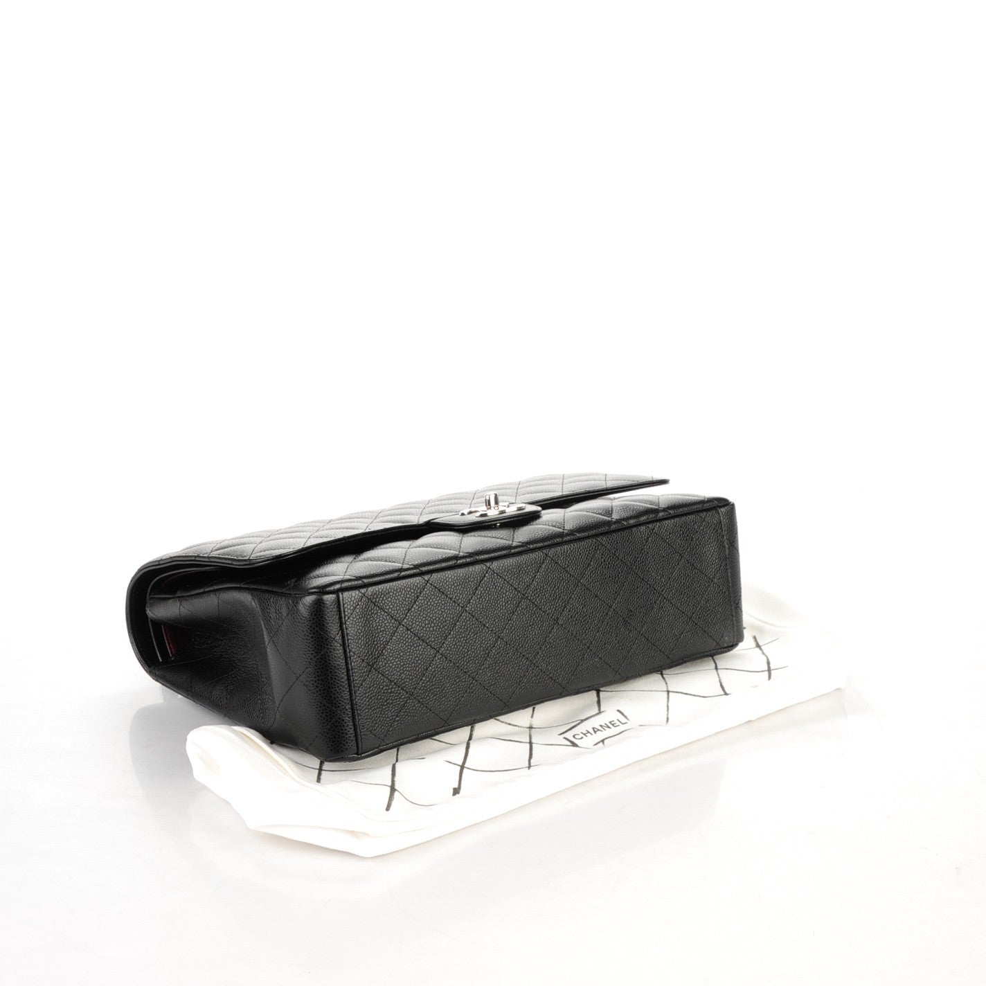 Chanel Caviar Quilted Maxi Double Flap Black 4 of 8