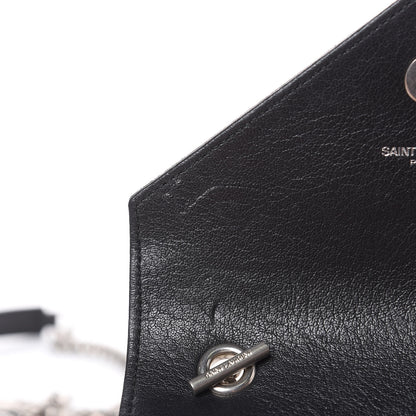 Saint Laurent Pony Hair Calfskin Monogram Leopard Print Baby Punk Chain Bag Yellow 10 of 12