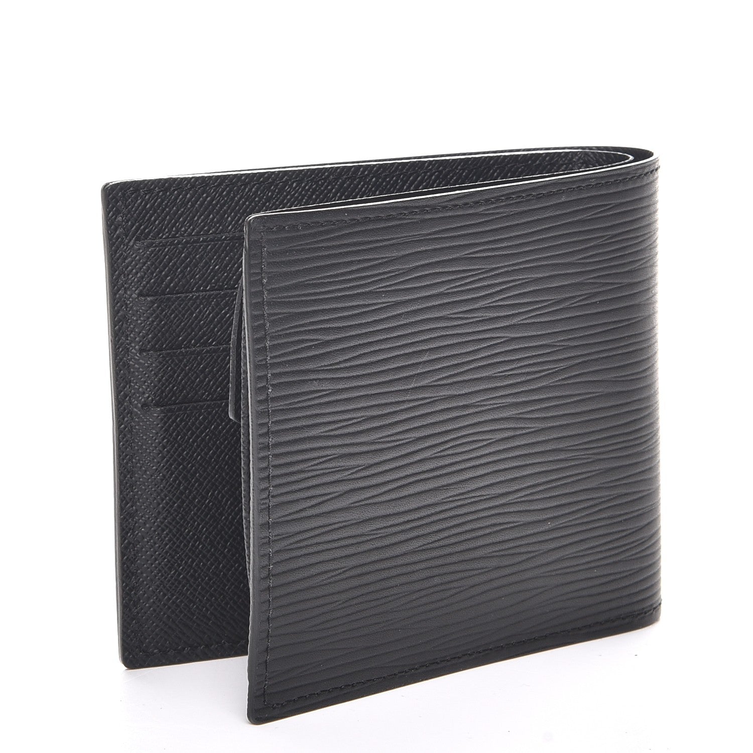 Louis Vuitton Epi Marco Wallet Black 3 of 8
